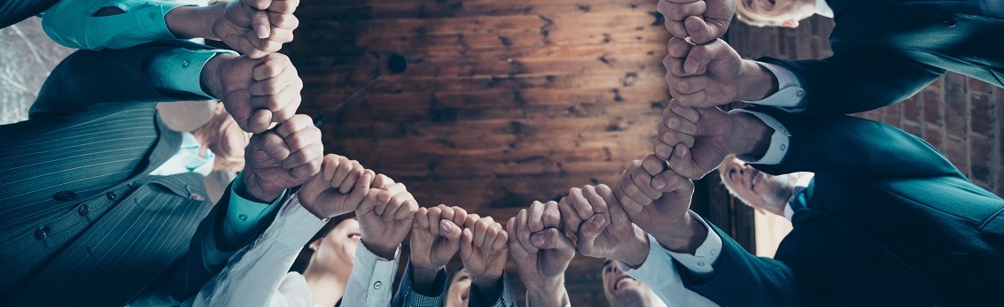 Young people in a meeting