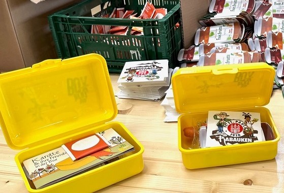 GLS unterstützt die Aktion Bio Brotbox in Hamburg