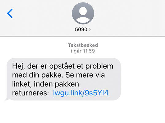 eksempel på mail phishing