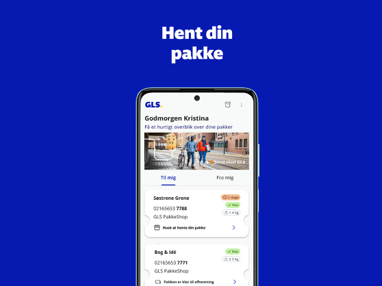 Hent dine pakker