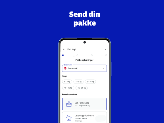 Send dine pakker