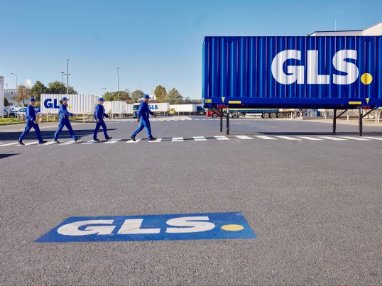 Employees outside depot_