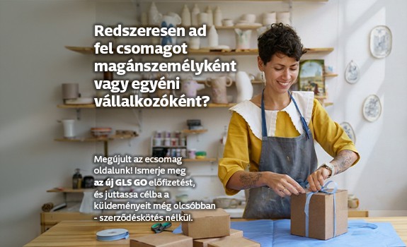 Küldj csomagot a GLS-sel!