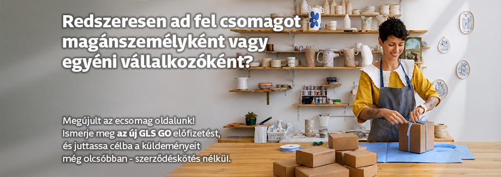 Küldj csomagot a GLS-sel!