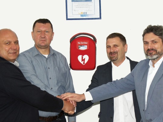 Defibrillátor adomány