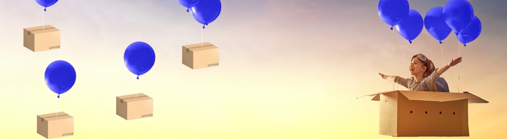 Different people who want to send a parcel