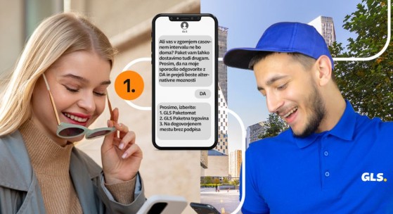 The courier and the customer communicate the Viber app.